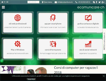 Tablet Screenshot of ecomunicare.ch